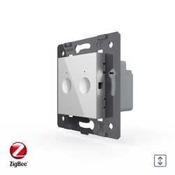 Сенсорный выключатель для штор Livolo ZigBee Module, цвет серый (механизм) Сенсорный выключатель для штор Livolo ZigBee Module, цвет серый (механизм)