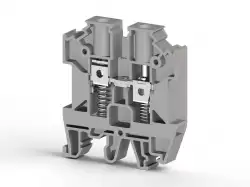 0.0.0.3.04510, Клеммник на DIN-рейку с пружиной 6мм.кв. (серый); AVK-Y6