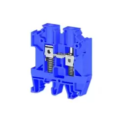 0.0.0.3.04511, Клеммник на DIN-рейку с пружиной 6мм.кв. (синий); AVK-Y6