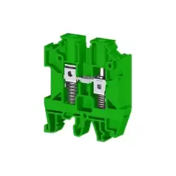 0.0.0.3.04512, Клеммник на DIN-рейку с пружиной 6мм.кв. (зеленый); AVK-Y6