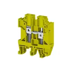 0.0.0.3.04513, Клеммник на DIN-рейку с пружиной 6мм.кв. (желтый); AVK-Y6