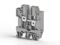 0.0.0.3.04520, Клеммник на DIN-рейку с пружиной 10мм.кв. (серый); AVK-Y10