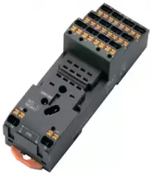 0.0.0.8.20449, KS-C-ST 4CO; Монтажная колодка с пружинным зажимом на Дин-Рейку для реле KRM, KMY; 4C, 8А