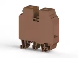0.0.0.3.04588, Клеммник на DIN-рейку с крышкой 35мм.кв. (коричневый); AVK 35 RDS