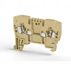 0.0.0.3.06220, Клеммник пружинный 2,5мм.кв. (бежевый); YBK2,5