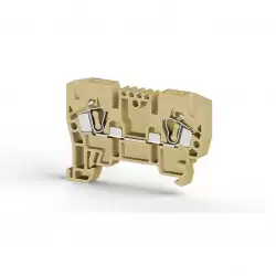 0.0.0.3.06230, Клеммник пружинный 4мм.кв. (бежевый); YBK4 