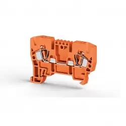0.0.0.3.06237, Клеммник пружинный 4мм.кв. (оранжевый); YBK4 