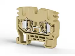 0.0.0.3.06420, Миниклеммник пружинный на DIN-рейку (MR15), 2,5 мм.кв. (бежевый); MYK2,5