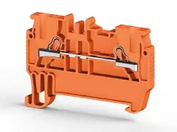 0.0.0.3.07017, Клеммник пружинный быстрозажимной (Push in), 1,5мм.кв. (оранжевый); PYK 1,5M