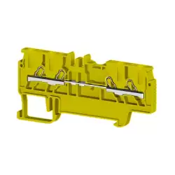 0.0.0.3.07023, Клеммник пруж.быстрозажимной (Push in), 4-х выводной, 1,5мм.кв., (желтый); PYK 1,5MС 