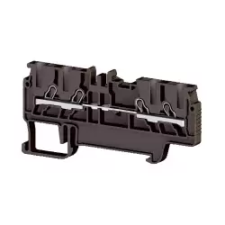 0.0.0.3.07025, Клеммник пруж.быстрозажимной (Push in), 4-х выводной, 1,5мм.кв., (черный); PYK 1,5MС