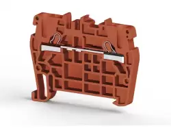 0.0.0.3.07104, Клеммник пружинный быстрозажимной (Push in), 2,5 мм.кв. (красный); PYK2,5