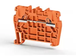 0.0.0.3.07107, Клеммник пружинный быстрозажимной (Push in), 2,5 мм.кв. (оранжевый); PYK2,5