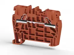 0.0.0.3.07114, Клеммник пружинный быстрозажимной (Push in), 4 мм.кв. (красный); PYK4