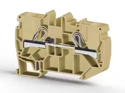 0.0.0.3.07130, Клеммник пружинный быстрозажимной (Push in), 10 мм.кв. (бежевый); PYK10