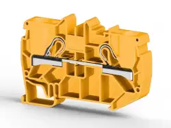 0.0.0.3.07133, Клеммник пружинный быстрозажимной (Push in), 10 мм.кв. (желтый); PYK10