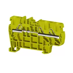 0.0.0.3.07223, Клеммник пруж.быстрозажимной (Push in), 3-х выводной, 4мм.кв., (желтый); PYK 4E