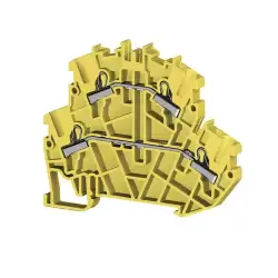 0.0.0.3.07270, Клеммник 2-х ярусный пружинный быстрозажимной (Push in), 4 мм.кв. (бежевый); PYK4-2F