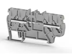 0.0.0.3.07389, Клеммник пруж.быстрозажимной (Push in), 4-х выводной, 2,5мм.кв., (серый); PYK 2,5С