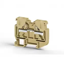 0.0.0.3.07390, Миниклеммник пруж. быстрозажимной (Push in), 2,5 мм.кв., (бежевый); PYKM 2,5; уп. 50шт.