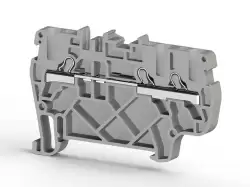 0.0.0.3.07439, Клеммник пруж.быстрозажимной (Push in), 3-х выводной, 2,5мм.кв., (серый); PYK 2,5E