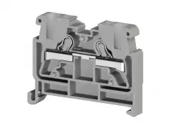 0.0.0.3.07499, Миниклеммник пруж. быстрозажимной (Push in), 2,5 мм.кв., на din-рейку 35 мм,  (серый); PYKMR 2,5