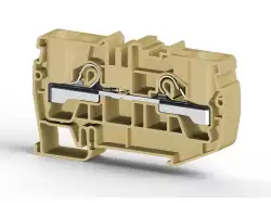 0.0.0.3.07650, Клеммник пружинный быстрозажимной (Push in), 16 мм.кв. (бежевый); PYK 16