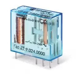 Миниатюрное реле, серия 40, 90В DC, 10А, 2CO, Finder