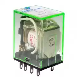 Промежуточное реле с кнопкой тестирования NJDC-17(D)/4ZS 4 конт. с инд. LED 3А AC220В (R), Chint