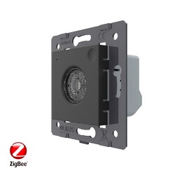 Датчик шума и освещенности ZigBee Livolo, цвет черный (механизм)