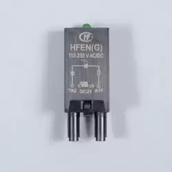 Модуль индикации и защиты; зеленый LED; диод,  110...230В AC/DC, для розеток 18FF и 14FF, Hongfa