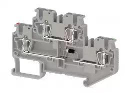 0.0.0.3.11389, Пружинная клемма серии  SRD 2,5-2FD-R (Серый)