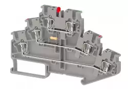 0.0.0.3.11579, Пружинная клемма серии  SRD 2,5-3FLD-24VDC (Серый)