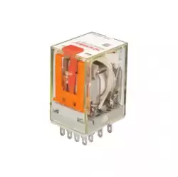 RKE4CO730LT Реле RKE4CO730LT, 4CO, 5A(250VAC/30VDC), 230VAC, мех. индикация, тест-кнопка с блокировкой, LED