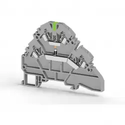 0.0.0.3.16419, Клеммник 2-х ярусный пружинный, 2,5 мм.кв., с индикацией 48 VAC, (серый);  YBK2,5-2 FLD 48VAC