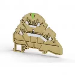 0.0.0.3.16620, Клеммник 2-х ярусный пружинный, 2,5 мм.кв., с индикацией 110 VDC, (бежевый);  YBK2,5-2 FLD 110VDC