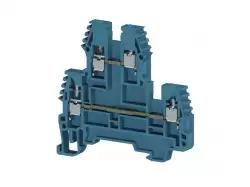 0.0.0.3.17101, Клеммник 2-х ярусный, 2,5мм.кв. (синий);  PIK2,5N