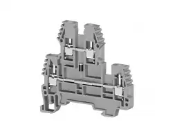 0.0.0.3.17211, Клеммник 2-х ярусный, 2,5 мм.кв., с диодом, (синий);  PIK2,5ND-A