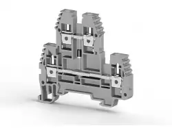 0.0.0.3.17221, Клеммник 2-х ярусный, 2,5 мм.кв., с диодом, (синий);  PIK2,5ND-B