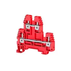 0.0.0.3.19104, Клеммник 2-х ярусный  4мм.кв. (красный); PIK 4N