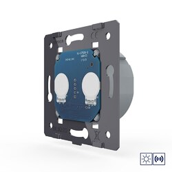 Двухклавишная импульсная сенсорная кнопка Livolo сухой контакт (механизм)