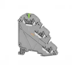 0.0.0.3.24729, Клеммник пруж. для датчиков, 2,5 мм.кв., с индик. 24 VDC, (серый), YBK 2,5-3 SLD (NPN)