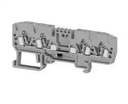 0.0.0.3.26219, Клеммник пружинный 4-х выводной, с диодом, 2,5 мм.кв., (серый); YBK 2,5CD