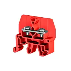 0.0.0.3.26804, Болтовой Клеммник под вилочный наконечник на DIN-рейку 6 мм.кв. (красный); CPB 6