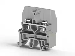 0.0.0.3.26817, Болтовой Клеммник под вилочный наконечник на DIN-рейку 6 мм.кв. (оранжевый); CPB 6B