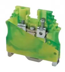 0.0.0.3.34140, Клеммник на DIN-рейку 10 мм.кв., (земля); AVK6/10T