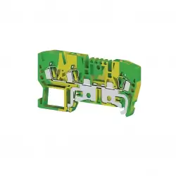 0.0.0.3.36110, Клеммник пружинный  3-х выводной, 2,5 мм.кв. (земля);  YBK 2,5 ET 