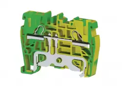 0.0.0.3.36510, Клеммник пружинный быстрозажимной (Push in), 4 мм.кв., (земля); PYK4T