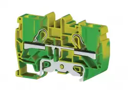 0.0.0.3.36530, Клеммник пружинный быстрозажимной (Push in), 10 мм.кв., (земля); PYK10T