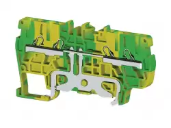 0.0.0.3.36630, Клеммник пруж.быстрозажимной (Push in) 4-х выводной, 6 мм.кв., (земля); PYK 6CT